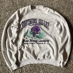 vintage local football 1995 crewneck